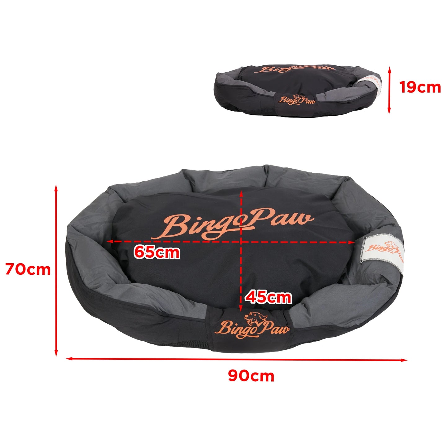 L XL XXL Dog Bed for All Season Pet Calming Sleeping Mat Sofa Pet Kennel Cushion with Removable Cushion Oxford Cover