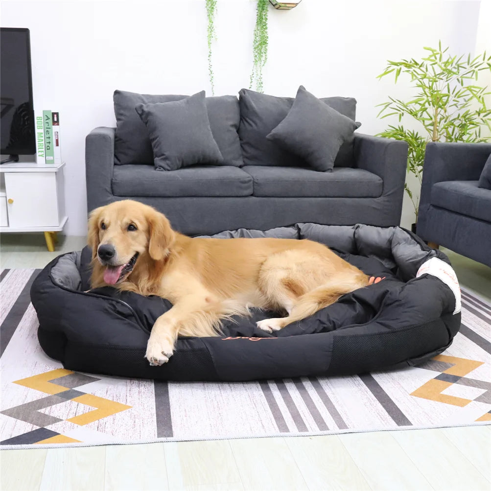 L XL XXL Dog Bed for All Season Pet Calming Sleeping Mat Sofa Pet Kennel Cushion with Removable Cushion Oxford Cover