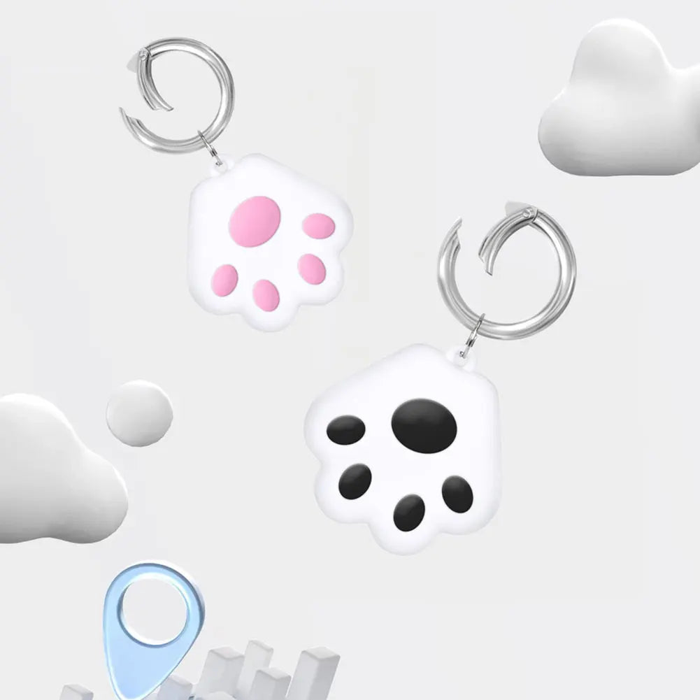 2-1PCS Anti-Lost Smart Tag Mini GPS Tracker for Pets Collars & Personal Items with CR2032 Battery & Global Location Tracking