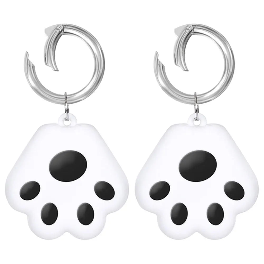 2-1PCS Anti-Lost Smart Tag Mini GPS Tracker for Pets Collars & Personal Items with CR2032 Battery & Global Location Tracking