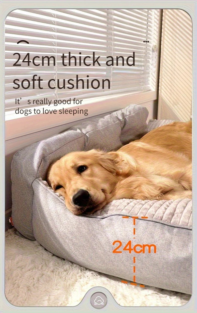 47.2x35.4inchLarge Dog Winter Warm Bed Extra Large Deep Sleep for Big Breeds, Universal for Small Medium Large Dogs Soft Pet Mat