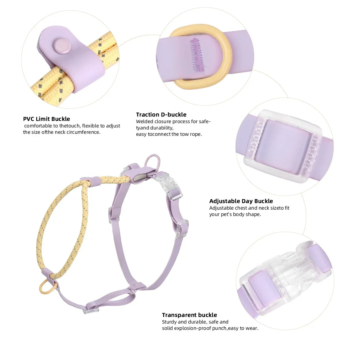 Small And Medium Dogs Harness For Summer Pet dog Walking Running Outdoor Fashion Harness No Pull Safety Reflective Nylon Leashes