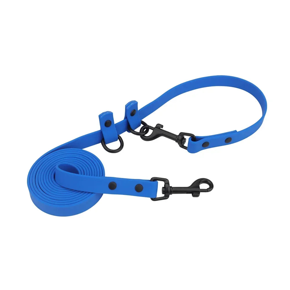 PVC Multifunctional Dog Leash Adjustable Pet Training Leads Double Puppy Leash For Small Large Dogs Rope