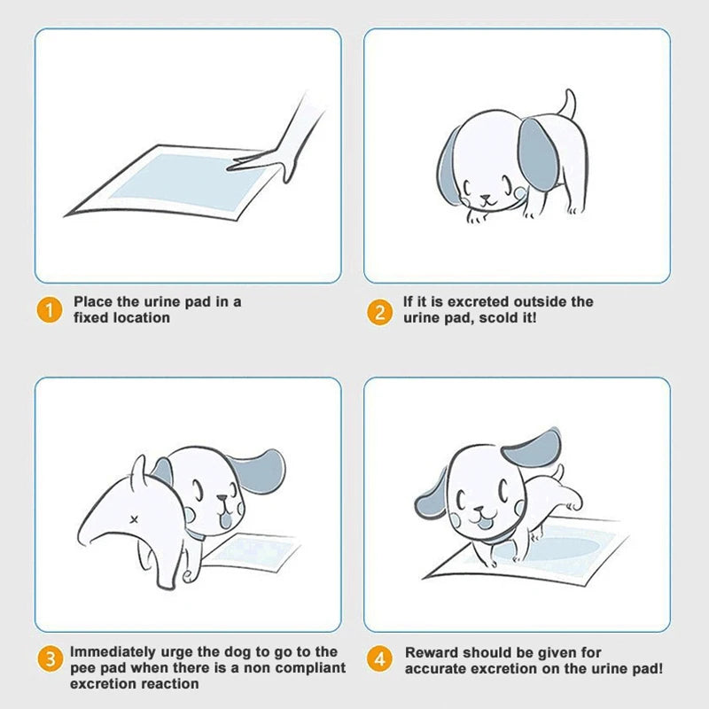 100 17.7"x13" inch 6-layer protective structure Disposable absorbent dog training pads - Training puppy urine pads for super abs