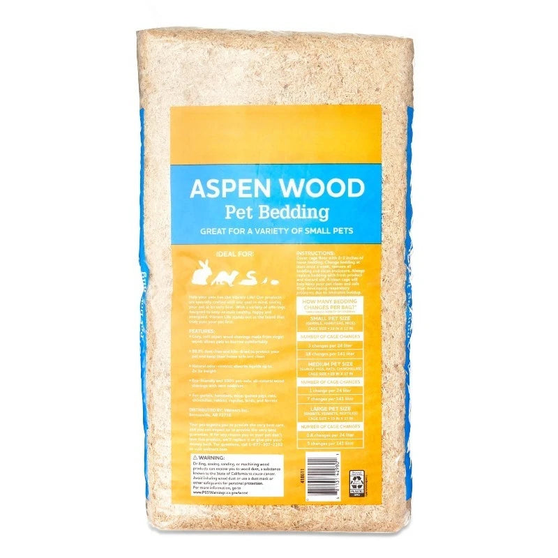 (3 pack)  Life Aspen Wood Pet Bedding, 24L