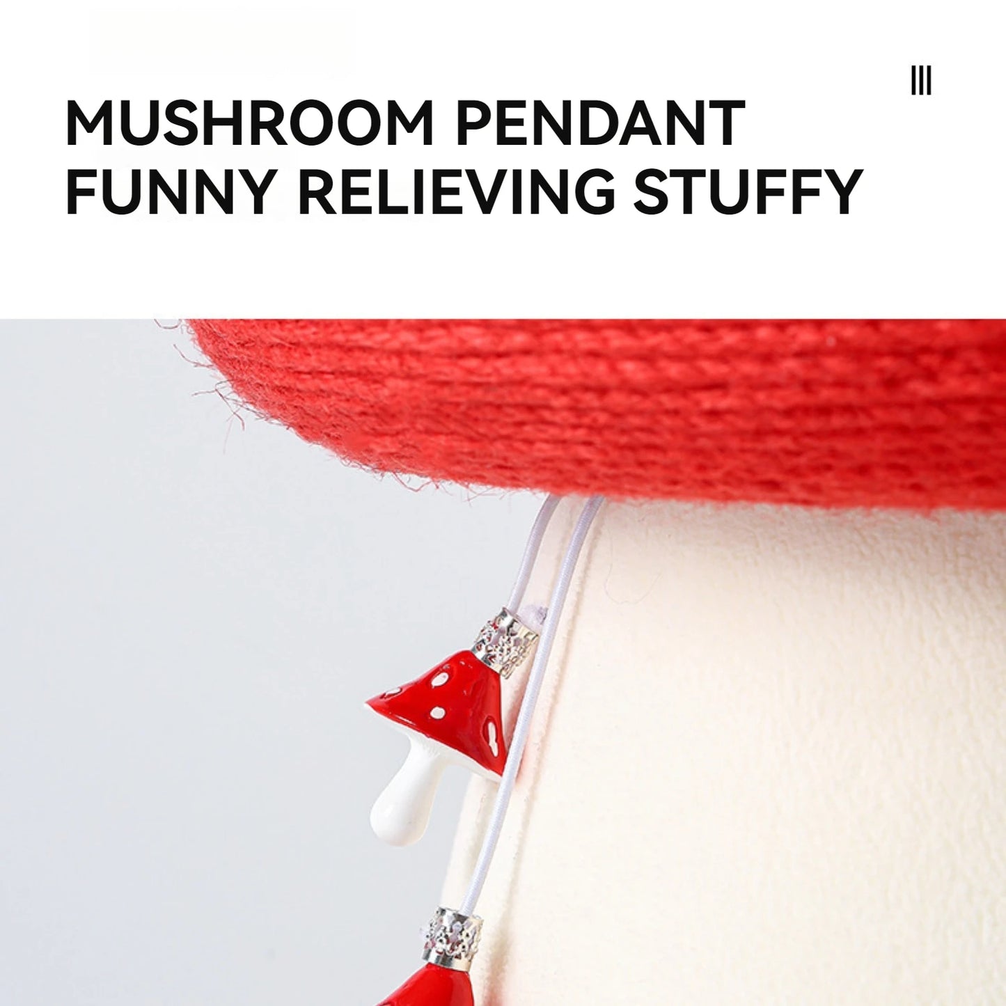 Mushroom Cat Scratcher Post, Mushroom Cat Tree & Cat Toys, Scratching Posts for Indoor Cats for Kittens Or Smaller Cat Cat
