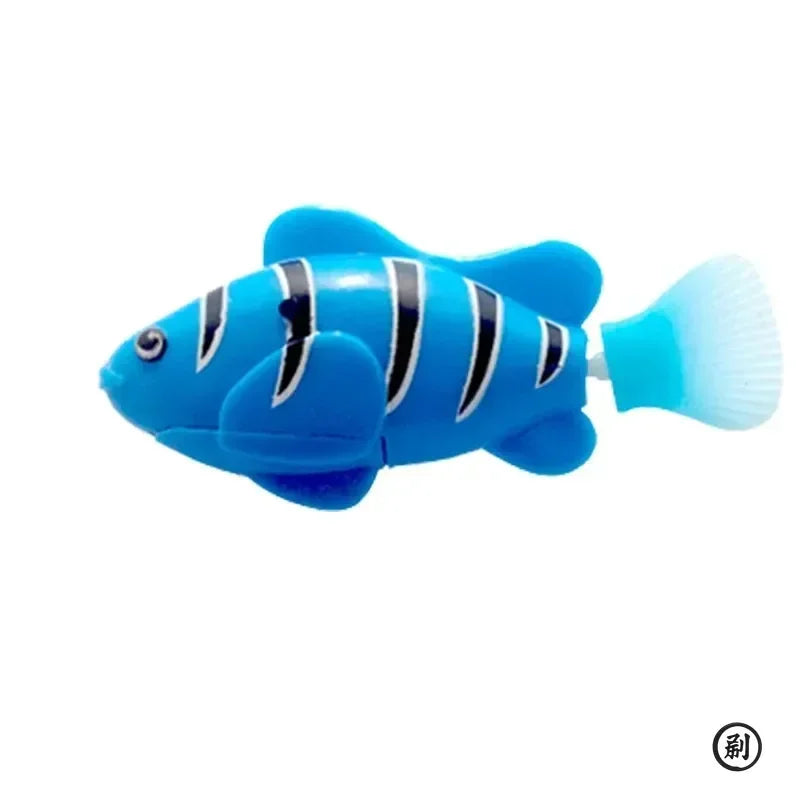 Cat Toy LED Inductive Interactive Swimming Robot Fish Toys Glowing Electric Fishs Stimulate Kitten Hunting Instinct Pet Products