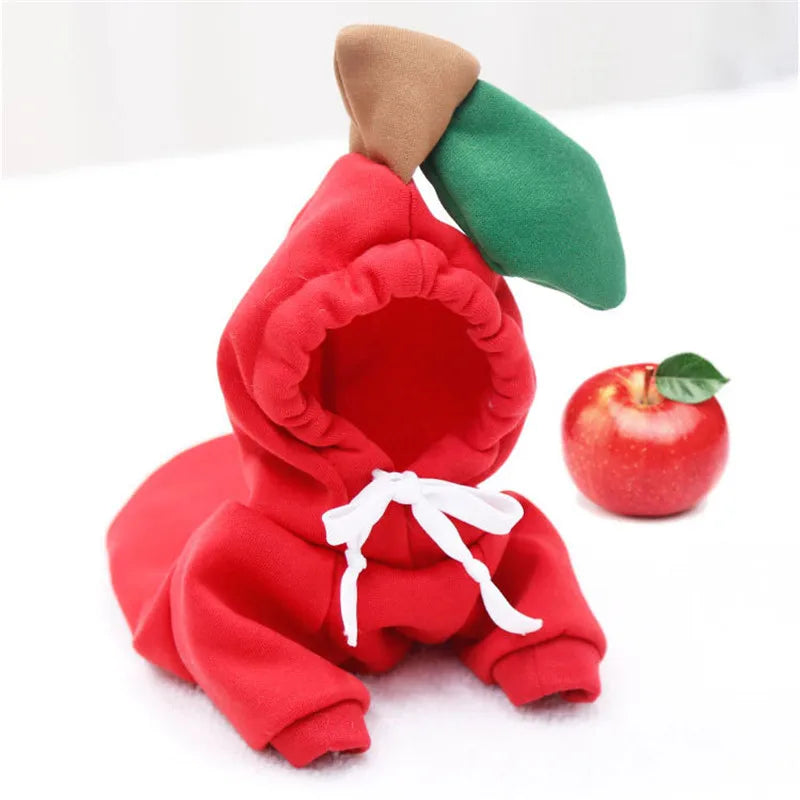Winter Pet Hoodie Sweater Sports Cat Clothes for Cats Kitten Dog Pullovers Sweatshirt Fruit Animal Cosplay Pets Clothing Costume