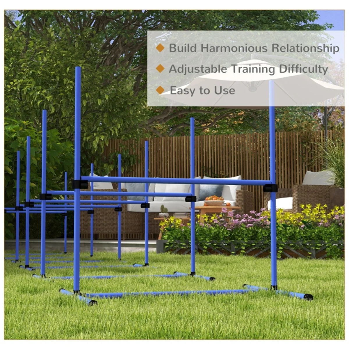 Dog Agility Dogs Fences Set  dog play fence dogs stuff pets puppy fences puppy supplies dog supply baby gate playpen out door