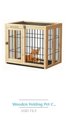 Wooden Pet Double Diner Stainless Steel Bowls Dogs Cats Charcoal Gray Small Solid Pine Premium Look Rust & Odor Resistant Easy