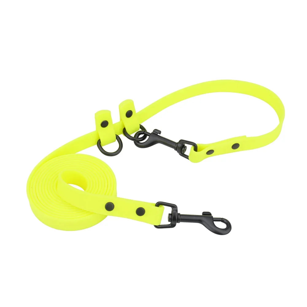PVC Multifunctional Dog Leash Adjustable Pet Training Leads Double Puppy Leash For Small Large Dogs Rope