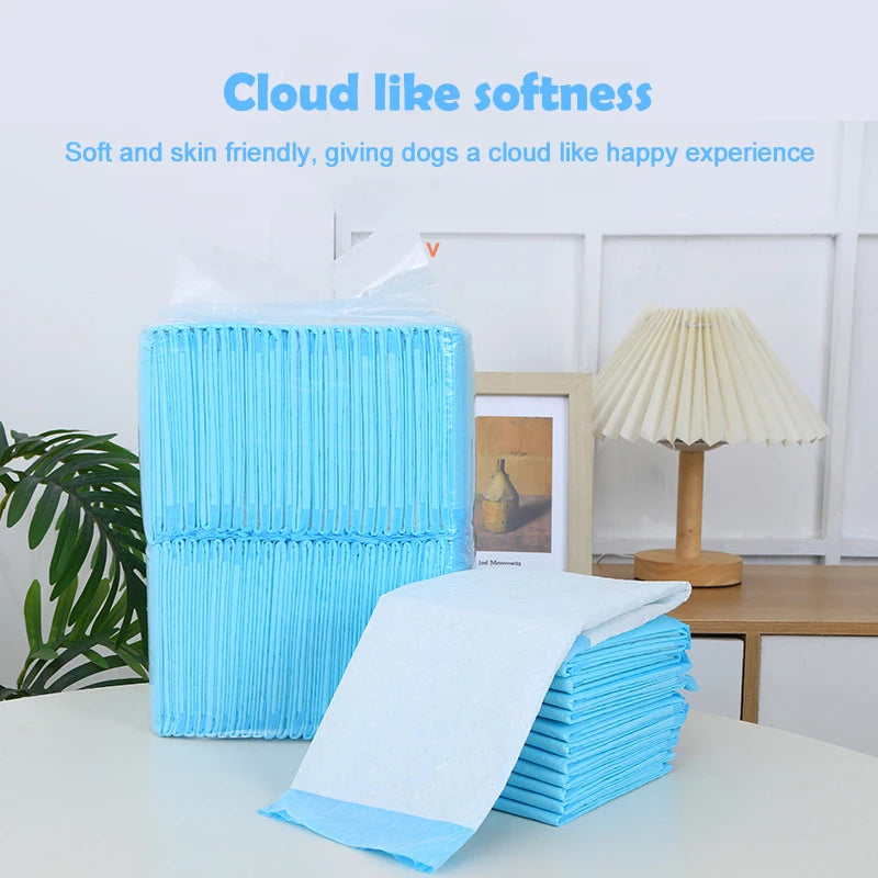 100 17.7"x13" inch 6-layer protective structure Disposable absorbent dog training pads - Training puppy urine pads for super abs