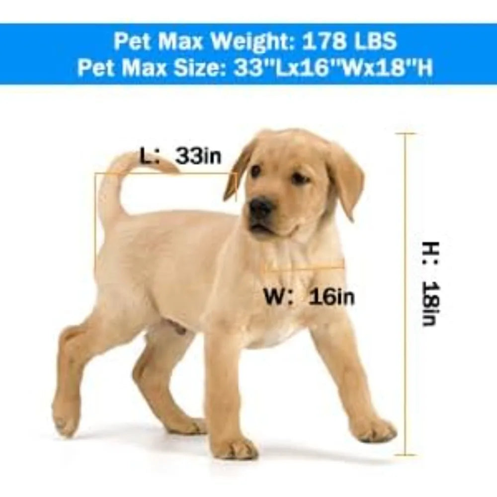 34'' Dog Washing Station for Small Dogs Grooming Tub Bathing Station Professional Pet Wash Station Bathtub for Home with Sliding