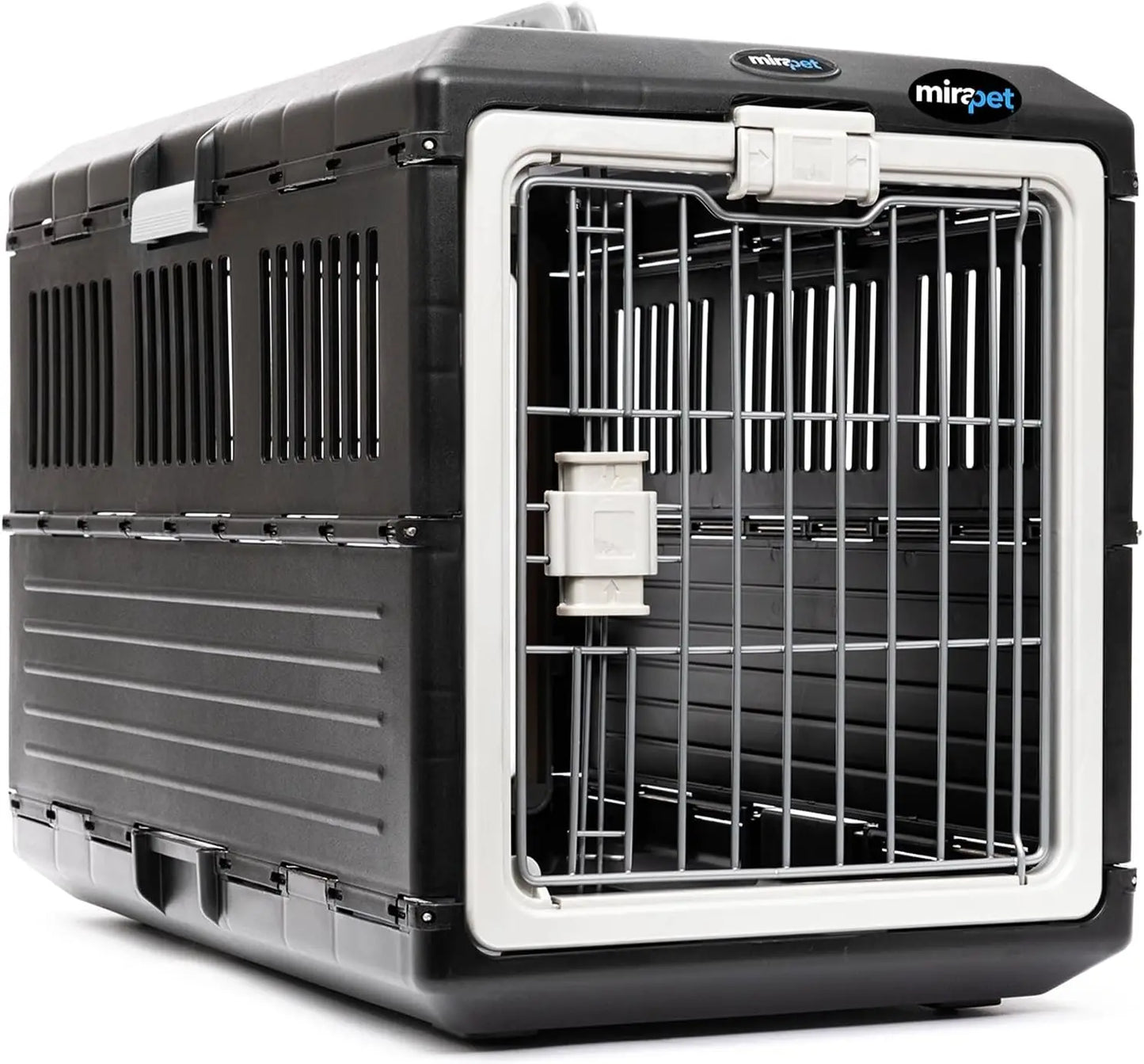 USA Pet Carrier & Crate 26" - Premium Collapsible Design for Medium Cats and Dogs - Portable Kennel for Indoor/Outdoor Use
