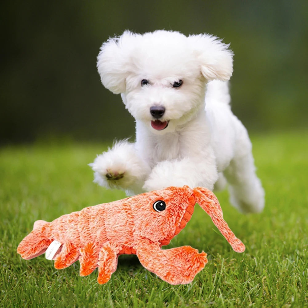 Floppy Lobster Interactive Dog Toy Funny Interactive Dog Plush Toy Floppy Lobster Pet Squeak Toys for Small Medium Large Dogs