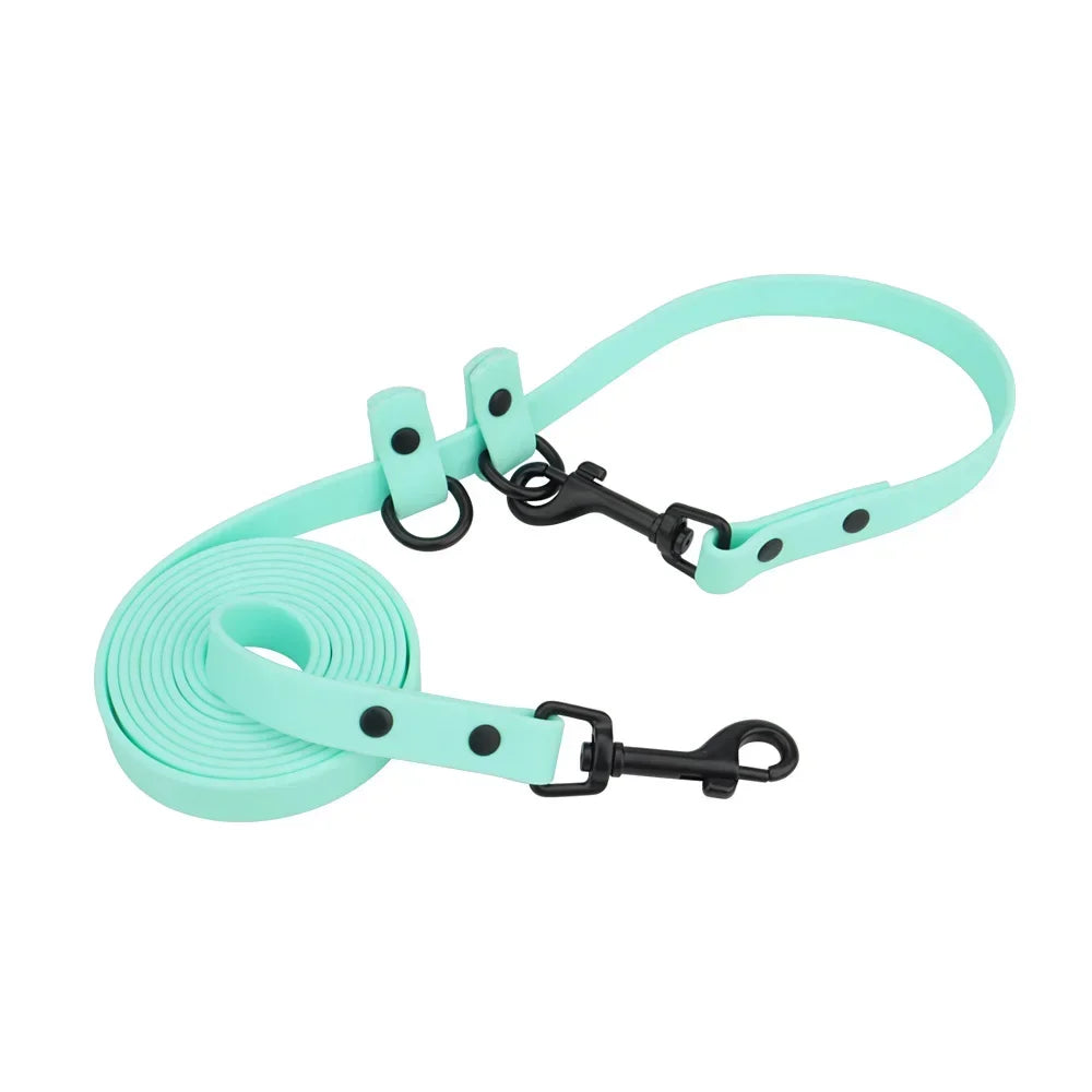 PVC Multifunctional Dog Leash Adjustable Pet Training Leads Double Puppy Leash For Small Large Dogs Rope