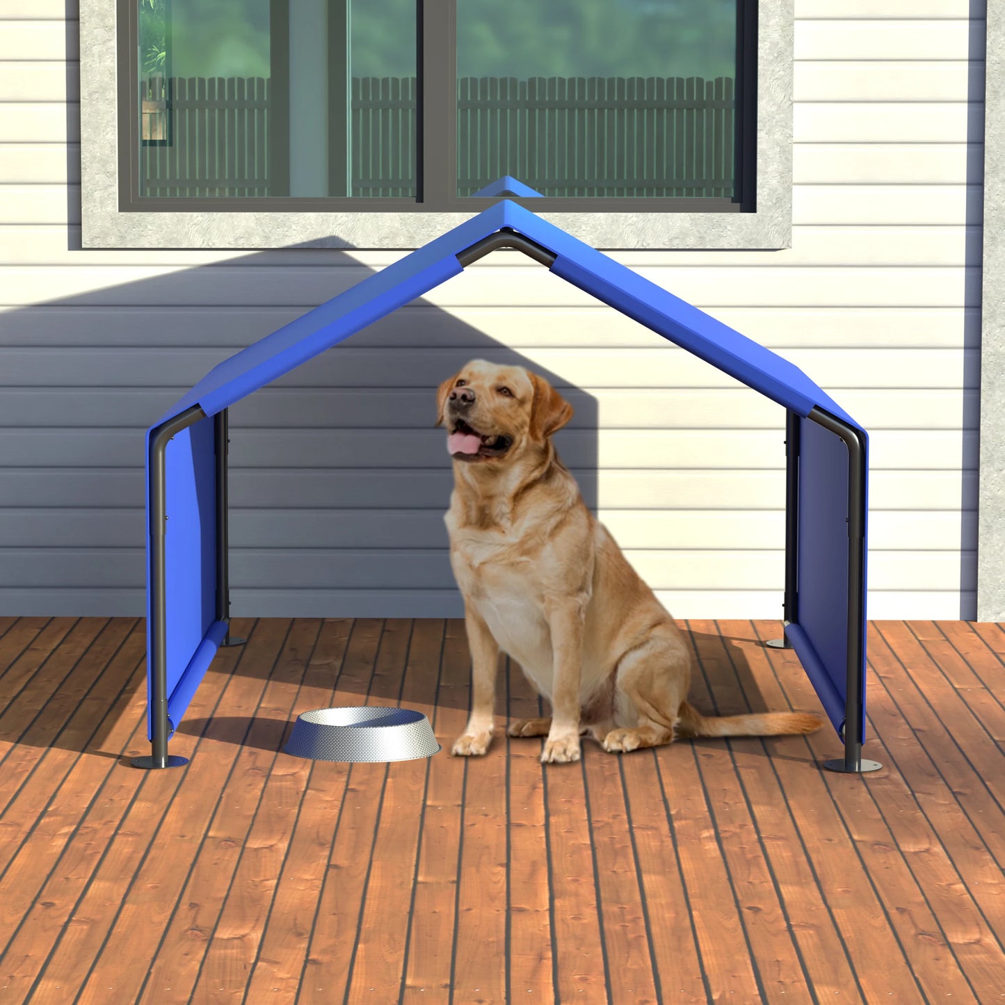 Dog Shade Shelter Outdoor Tent for Small Medium Dogs, Waterproof Sun Protection Pet House for Dogs, Small Animals and Livestock,