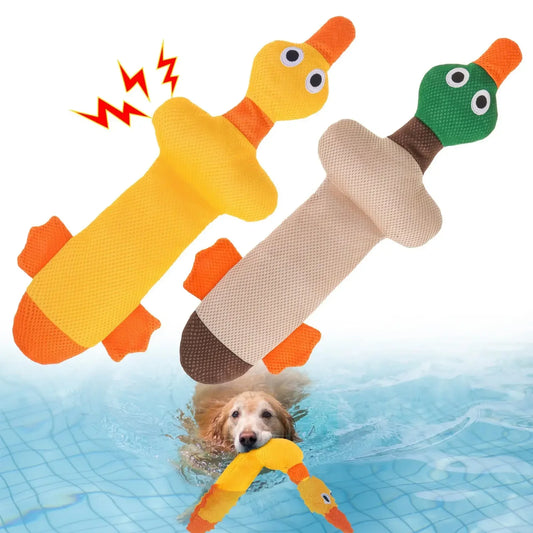 Floating Dog Water Pool Toys 2 packs - Suitable for medium/large-sized dogs, Duck-designed pool toys, summer dog toys