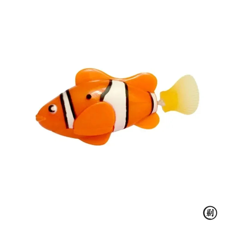 Cat Toy LED Inductive Interactive Swimming Robot Fish Toys Glowing Electric Fishs Stimulate Kitten Hunting Instinct Pet Products