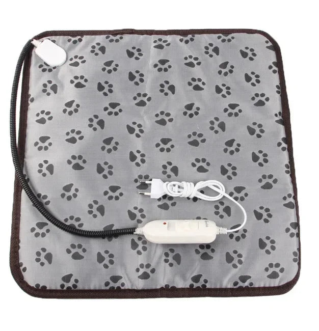 Dog Heated Mat Pet Temperature Adjustable Dog Heating Pad Waterproof Electric Heating Pad Timer Dog Sleeping Supply Waterproof