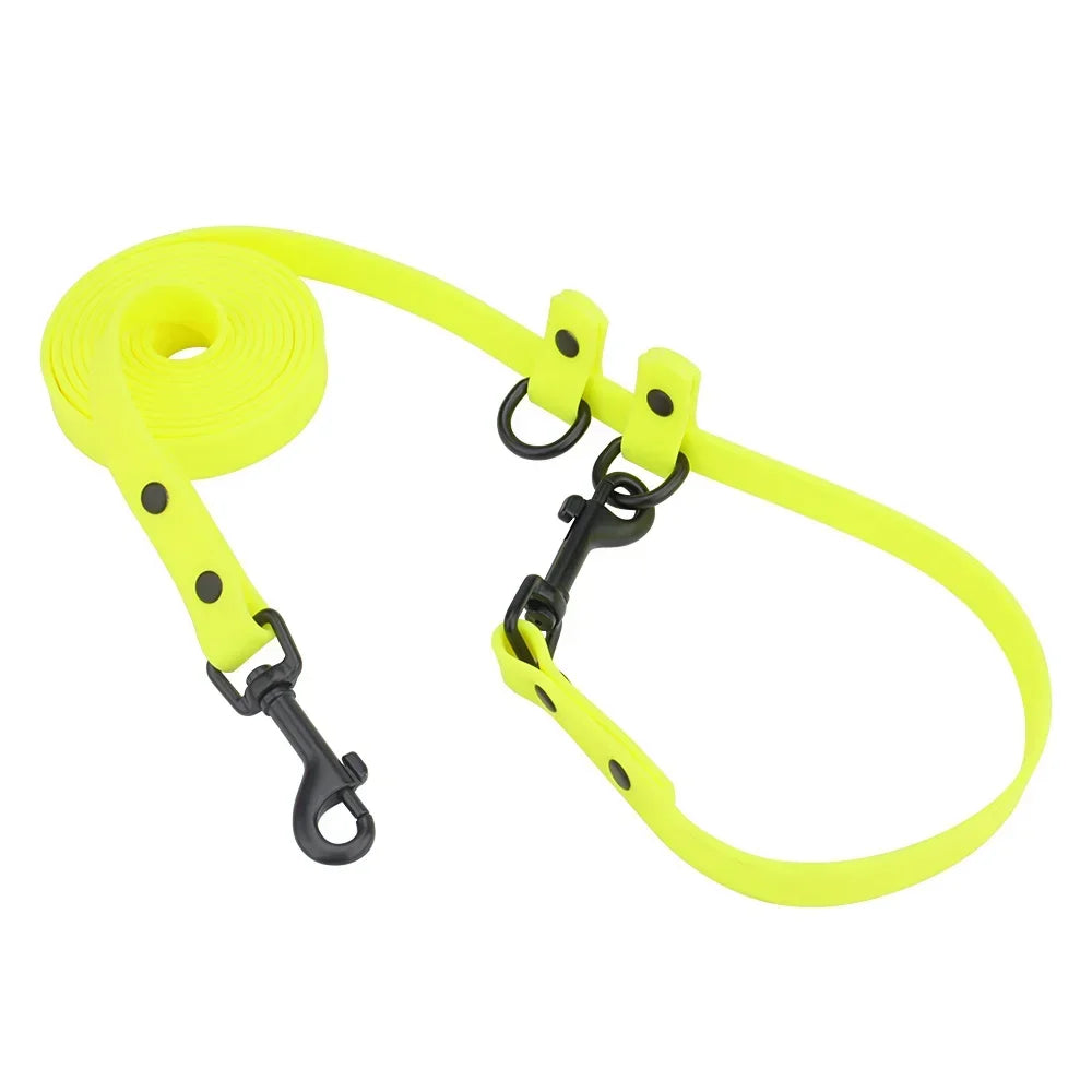 PVC Multifunctional Dog Leash Adjustable Pet Training Leads Double Puppy Leash For Small Large Dogs Rope