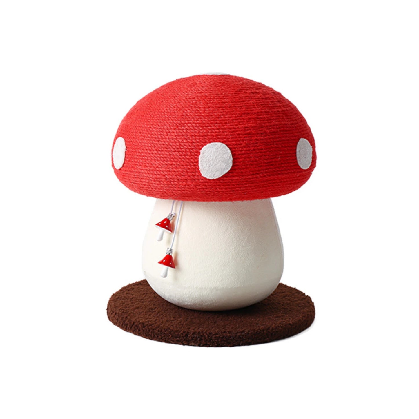 Mushroom Cat Scratcher Post, Mushroom Cat Tree & Cat Toys, Scratching Posts for Indoor Cats for Kittens Or Smaller Cat Cat