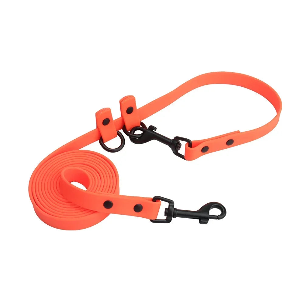 PVC Multifunctional Dog Leash Adjustable Pet Training Leads Double Puppy Leash For Small Large Dogs Rope