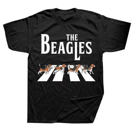 Funny Beagle Dog Love Cute Dog Mom Fathers Day Puppy T Shirt Men Cotton Tshirt Short Sleeve Swimming T-shirt Unisex Tops Tees