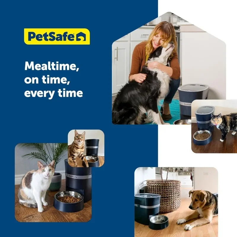 PetSafe Smart Feed  Electronic Pet Feeder for Cats & Dogs  6L/24 Cup Capacity - Programmable Mealtimes  Alexa, Apple  Android