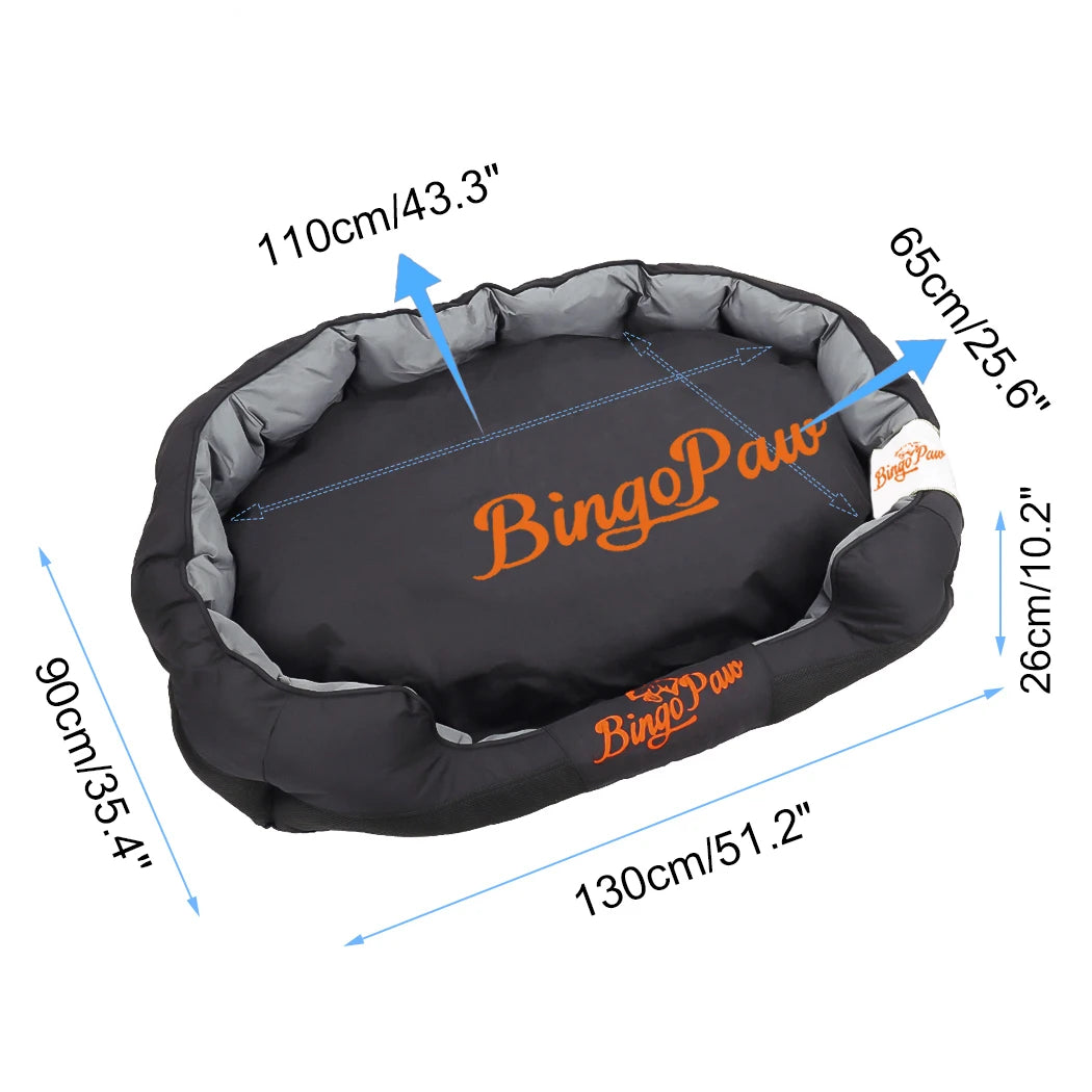 L XL XXL Dog Bed for All Season Pet Calming Sleeping Mat Sofa Pet Kennel Cushion with Removable Cushion  Oxford Cover