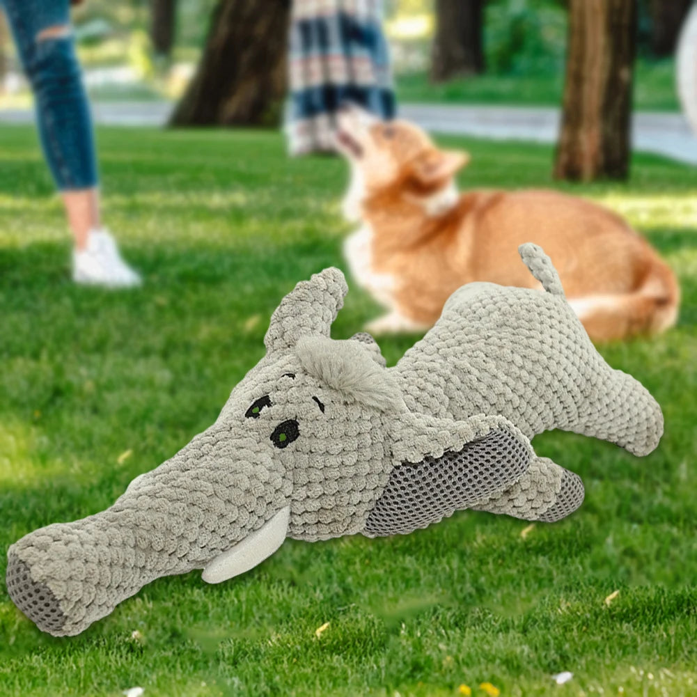 Pet Dog Toy Cute Plush Squeak Stuffed Toys Cartoon Puppy Dog Toy Puppy Teething Chewing Pet Dog Chew Squeak Toy Dog Accessories